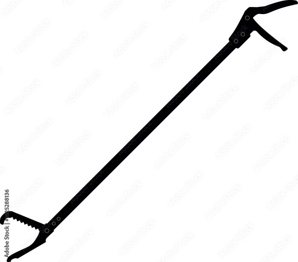 snake gripper, professional snake tongs, snake and reptile catcher for wildlife control for neurotoxic snake, snake grabber realistic silhouette snake gripper, professional snake tongs, snake and reptile catcher for wildlife control for neurotoxic snake, snake grabber realistic silhouette