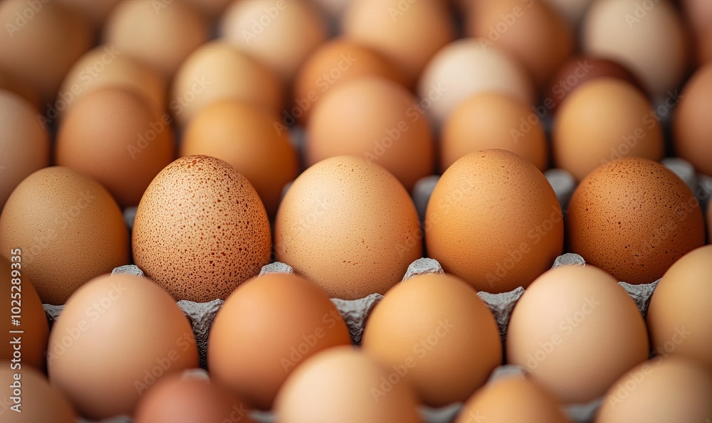 eggs in the market, copy-space pattern eggs in the market, copy-space pattern