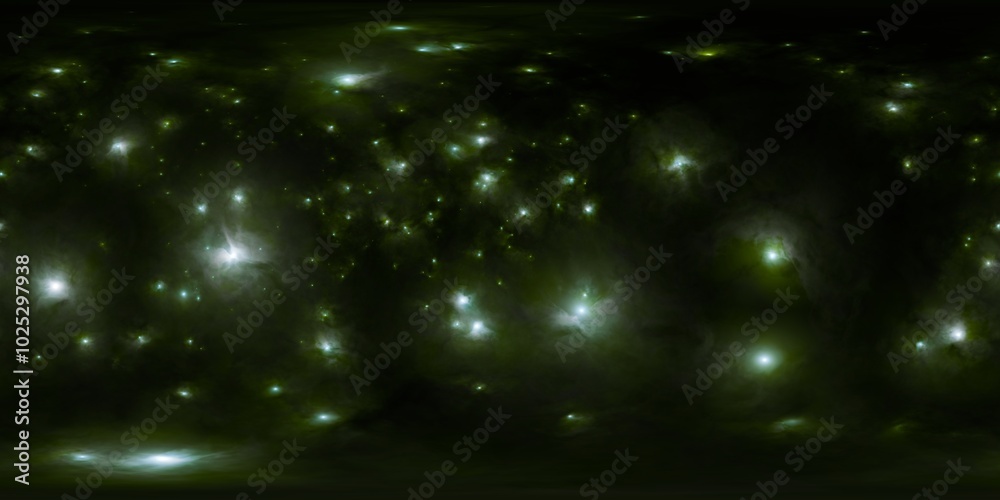 Naklejka premium Immersive Nebula HDRi – High-Quality Sci-Fi Skybox