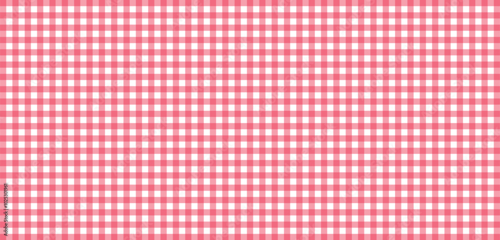 checkered tablecloth. picnic cloth crumpled isolated on white. Food decor element. Kitchen towel, Pizza backdrop.Food decor