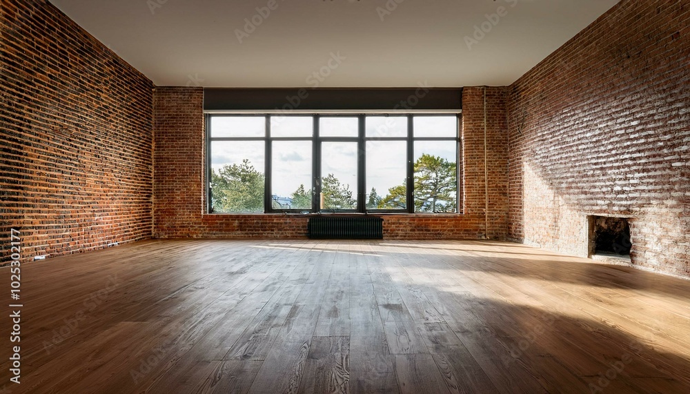 Obraz premium empty room with floor