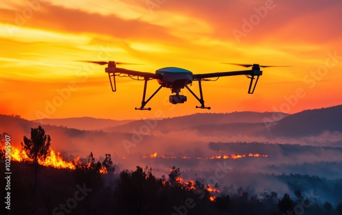  a high end, fixed-wing drone that can be used for wildfire suppression.