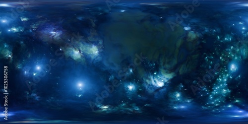 Ultra-Realistic Space HDRi – Celestial Star Cluster