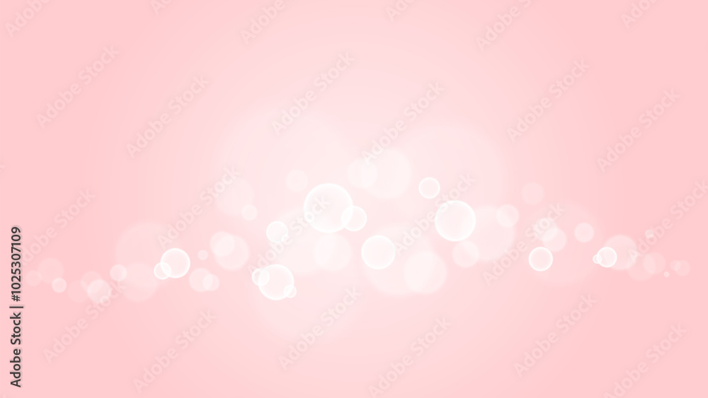 Delicate pink bokeh abstract background.