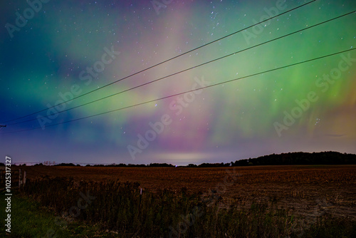 Aurora Borealis in Rural Michigan
October 11, 2024