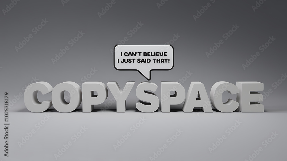 White 3D letters spelling White 3D letters spelling