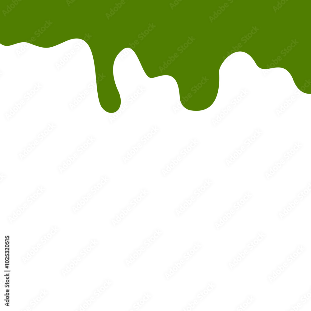 Obraz premium Flat style mactha cream melts