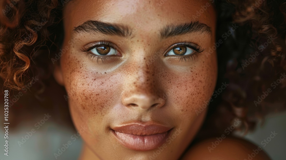 Self-care and beauty portrait of a woman enjoying a skincare routine, featuring natural cosmetics and a glowing complexion Self-care and beauty portrait of a woman enjoying a skincare routine, featuring natural cosmetics and a glowing complexion