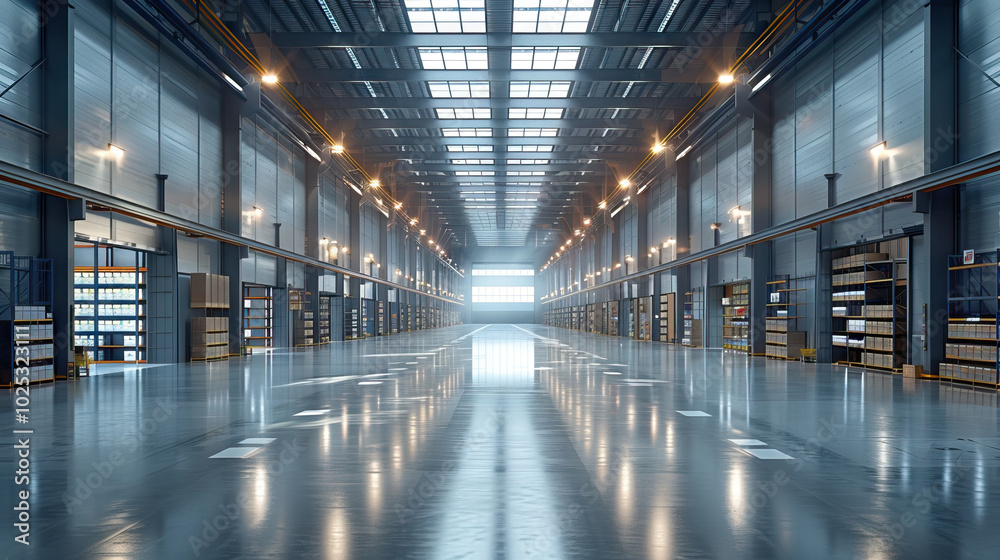 Expansive and Modern Logistics Warehouse Design Expansive and Modern Logistics Warehouse Design