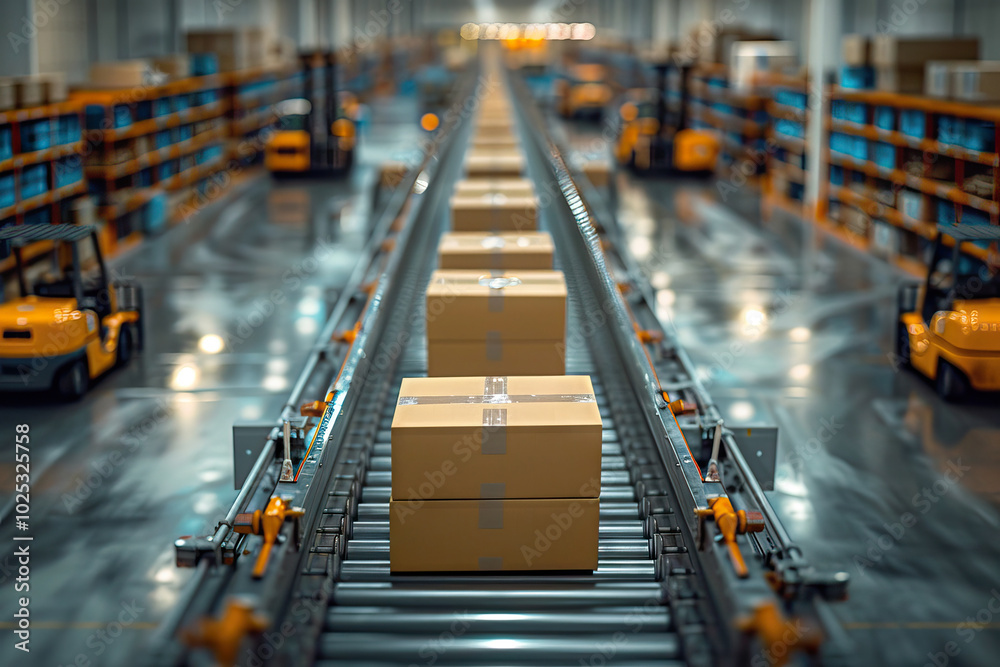 Dynamic Activity in a Bustling Logistics Facility