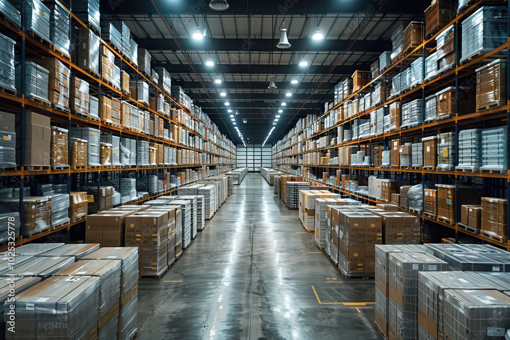 Efficient Modern Logistics Warehouse Efficient Modern Logistics Warehouse