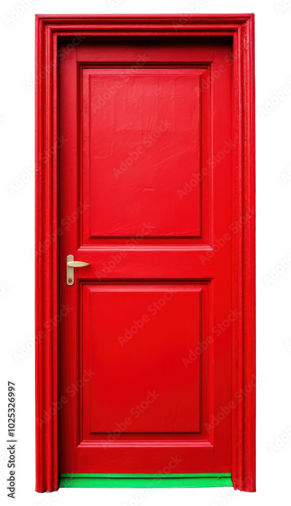 PNG Red painted door white background architecture protection.