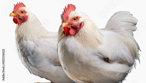 rooster and hen