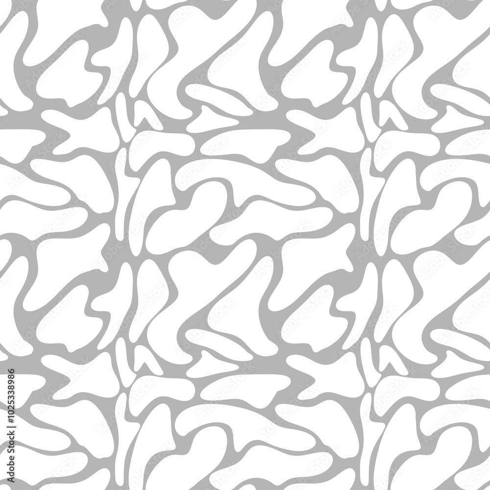 White Small Cow Pattern with Gray Background White Small Cow Pattern with Gray Background