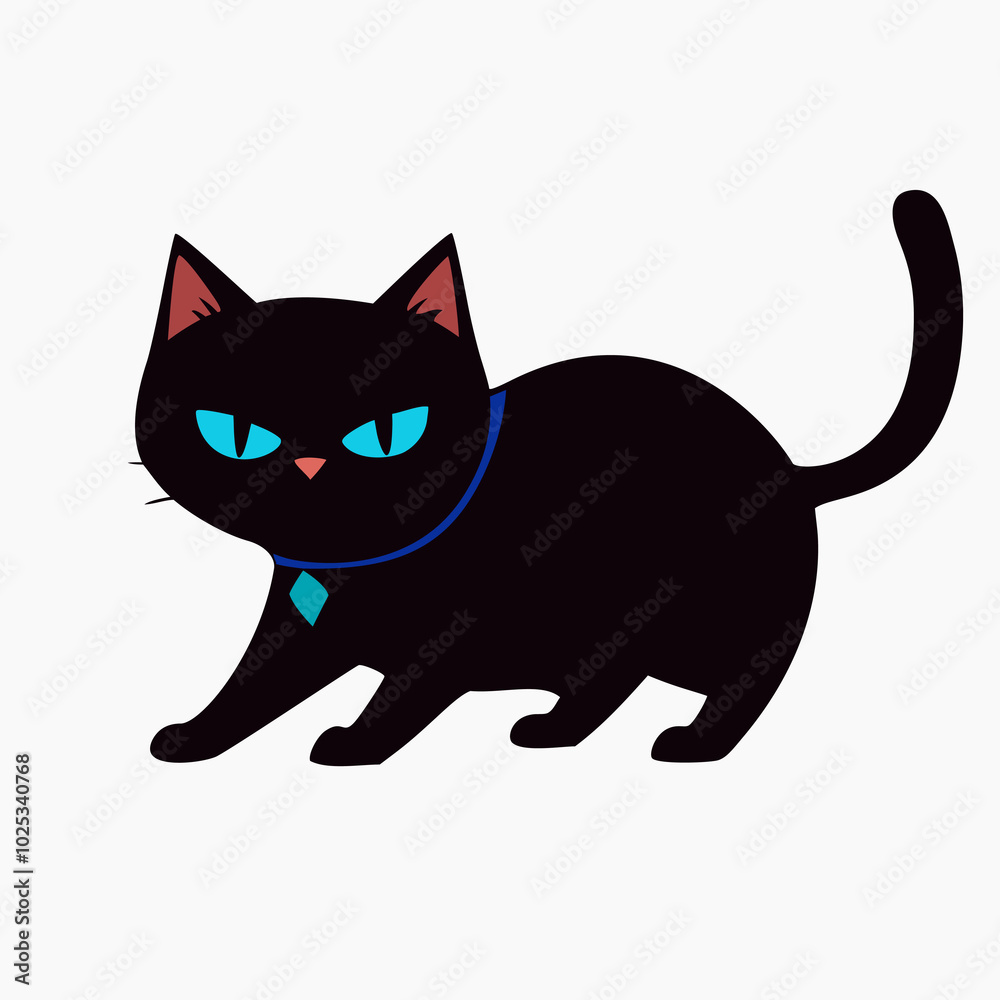 black and white cat black and white vector black and white cat black and white vector