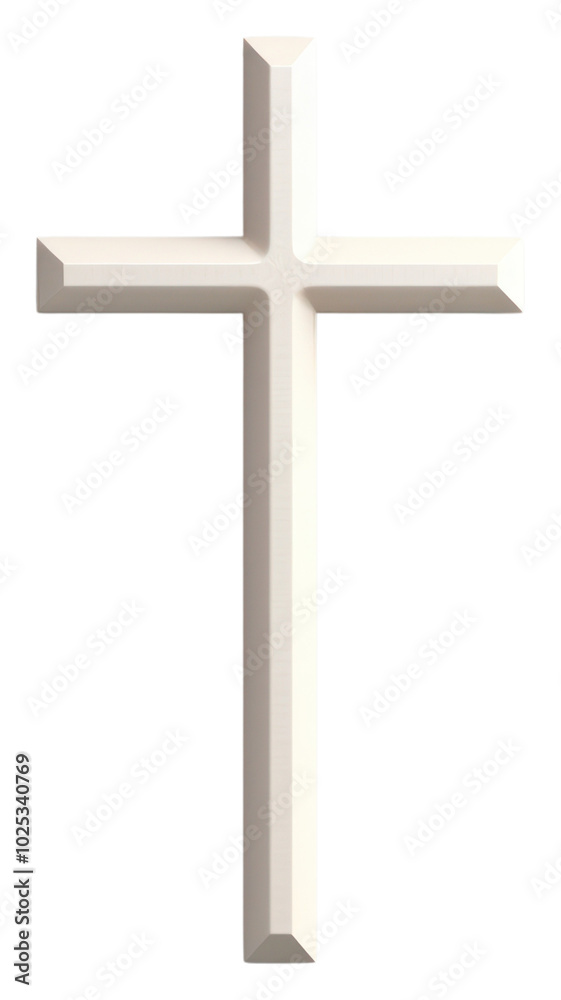 PNG Cross crucifix symbol white.