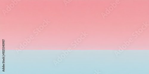 Pastel pink and blue background.