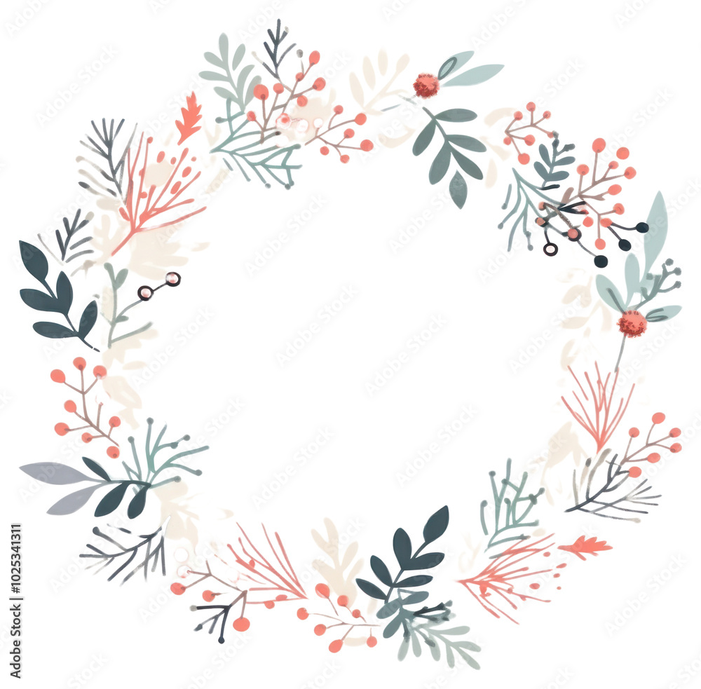 PNG Christmas wreath backgrounds pattern flower. PNG Christmas wreath backgrounds pattern flower.