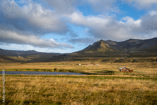 Wallpaper Mural Icelandic panorama, autumn at Snaefellsnes Peninsula,Iceland Torontodigital.ca