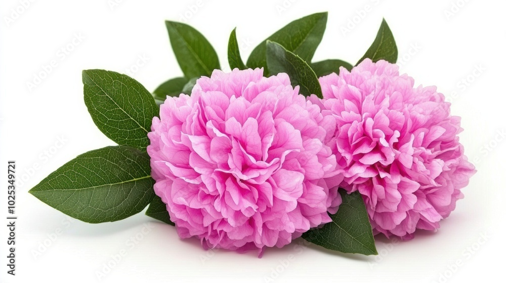 Beautiful Pink Flowers with Green Leaves Arrangement