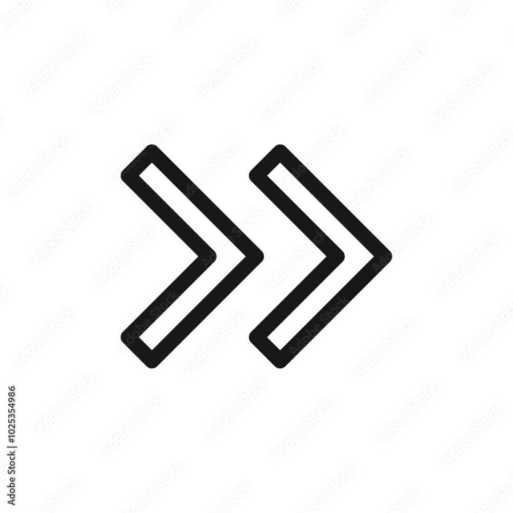 Arrow icon Vector set outline