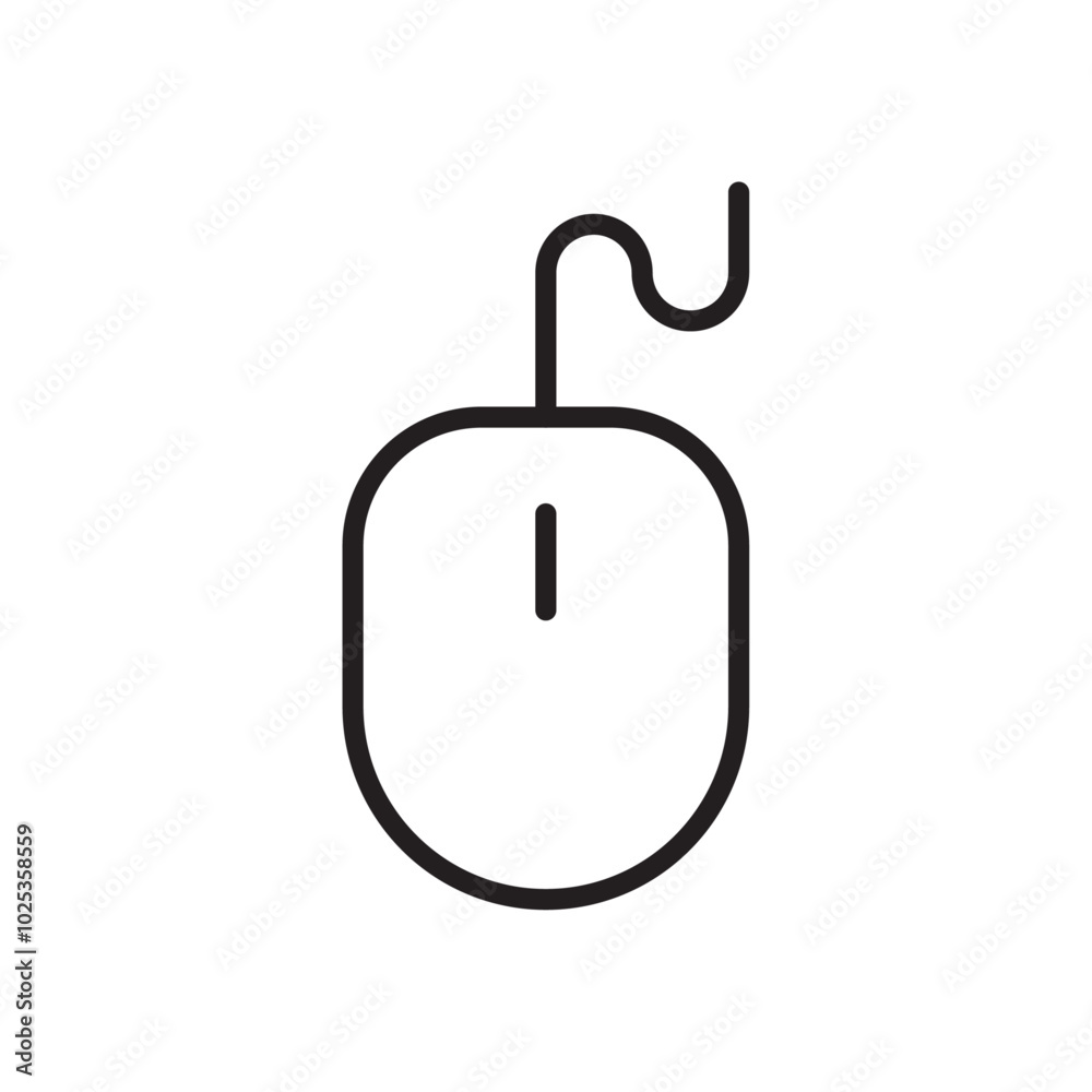 Mouse icon Vector set outline Mouse icon Vector set outline