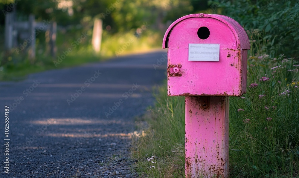 newsletter concept with a pink mailbox with a letter. --ar 5:3 --v 6.1 Job ID: 6204f3e5-7cf2-44b2-869a-06172e7a5fc9 newsletter concept with a pink mailbox with a letter. --ar 5:3 --v 6.1 Job ID: 6204f3e5-7cf2-44b2-869a-06172e7a5fc9
