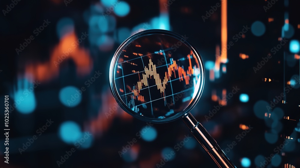 A magnifying glass focusing on a graph depicting exponential growth, highlighting the sharp upward trend and emphasizing the concept of rapid increase in business, finance, or data analysis. A magnifying glass focusing on a graph depicting exponential growth, highlighting the sharp upward trend and emphasizing the concept of rapid increase in business, finance, or data analysis.