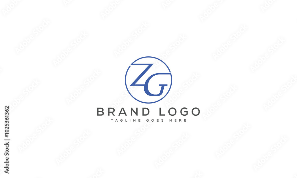 ZG logo design vector template design for brand. ZG logo design vector template design for brand.