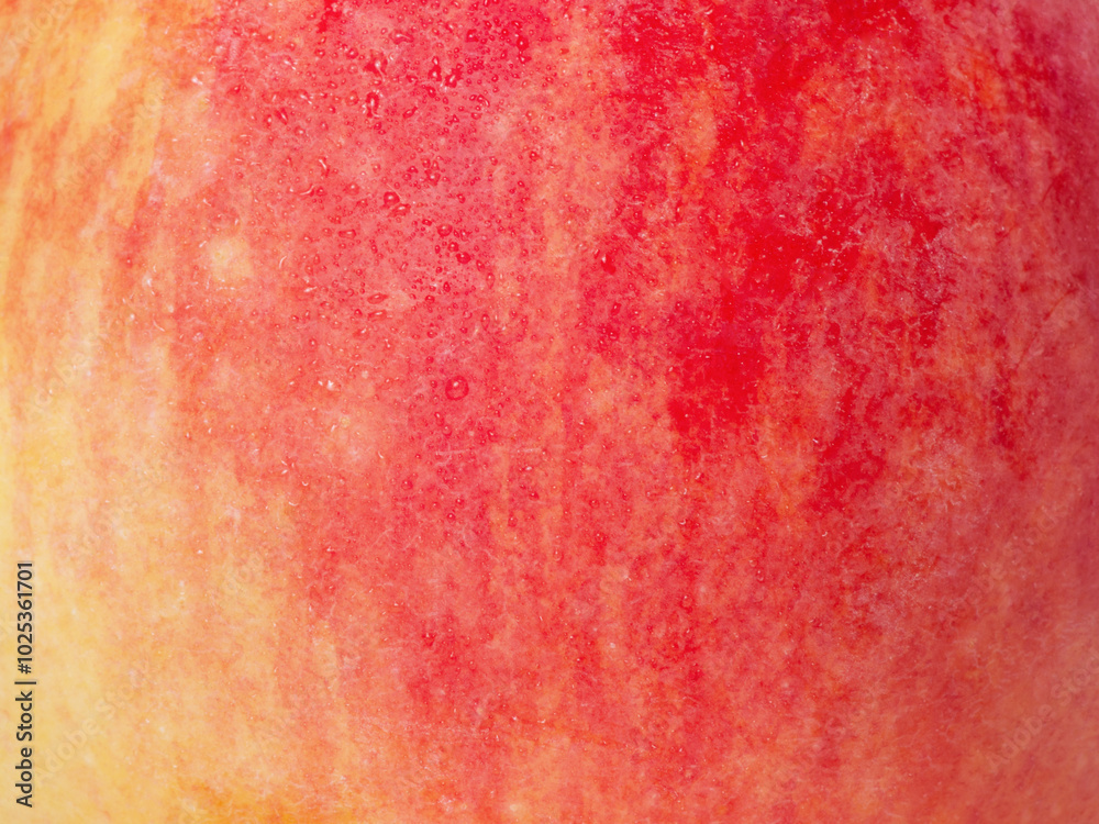 Red and yellow apple texture with water drops as background. Red and yellow apple texture with water drops as background.