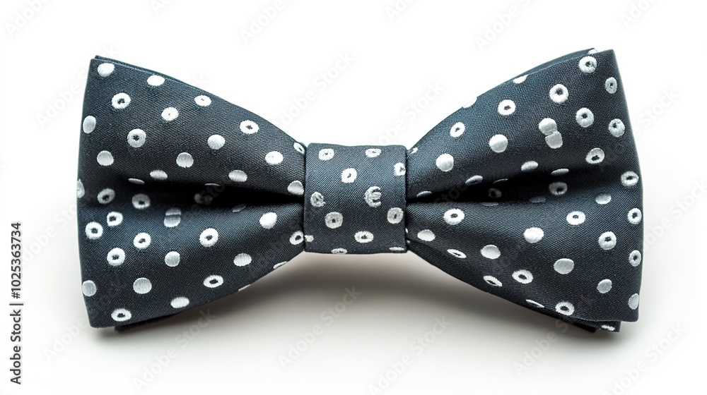 Stylish bow tie design isolated on a white background. Featuring a sleek, symmetrical shape, this bow tie adds a touch of elegance and sophistication to formal attire and fashion statements. Stylish bow tie design isolated on a white background. Featuring a sleek, symmetrical shape, this bow tie adds a touch of elegance and sophistication to formal attire and fashion statements.