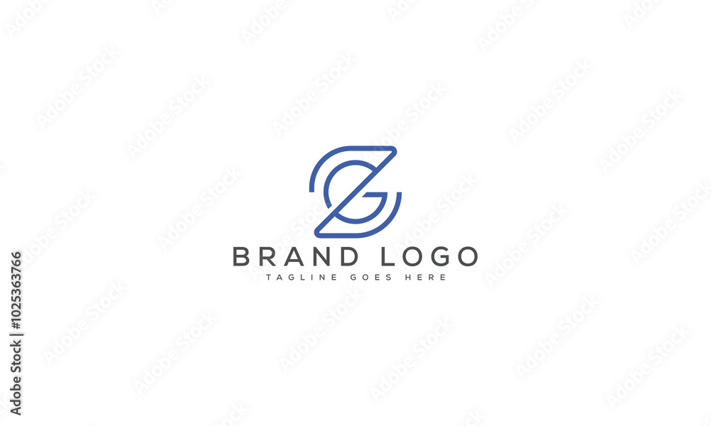 ZG logo design vector template design for brand. ZG logo design vector template design for brand.