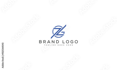 Free Download ZG logo design vector template design for brand. - GFXLoad