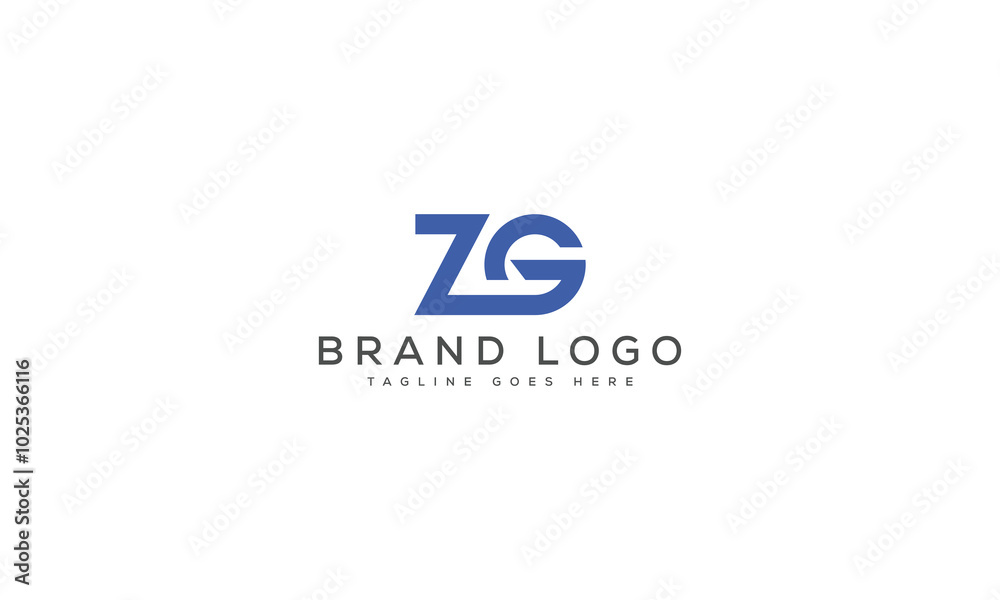 ZG logo design vector template design for brand. ZG logo design vector template design for brand.