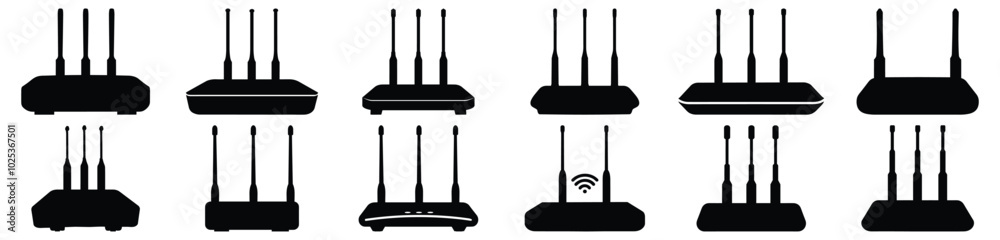 Wifi internet silhouette set vector design big pack of network illustration and icon Wifi internet silhouette set vector design big pack of network illustration and icon