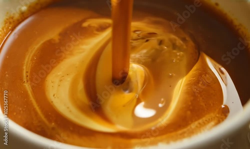 Wallpaper Mural Slow Motion Pour of Coffee from Geyser Maker Torontodigital.ca