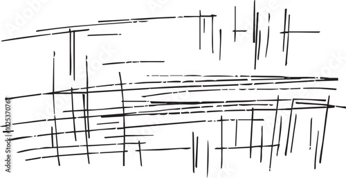 simple black and white abstract design composed of crisscrossing lines forming a web-like pattern potentially for use as a background texture or visual element in design projects.