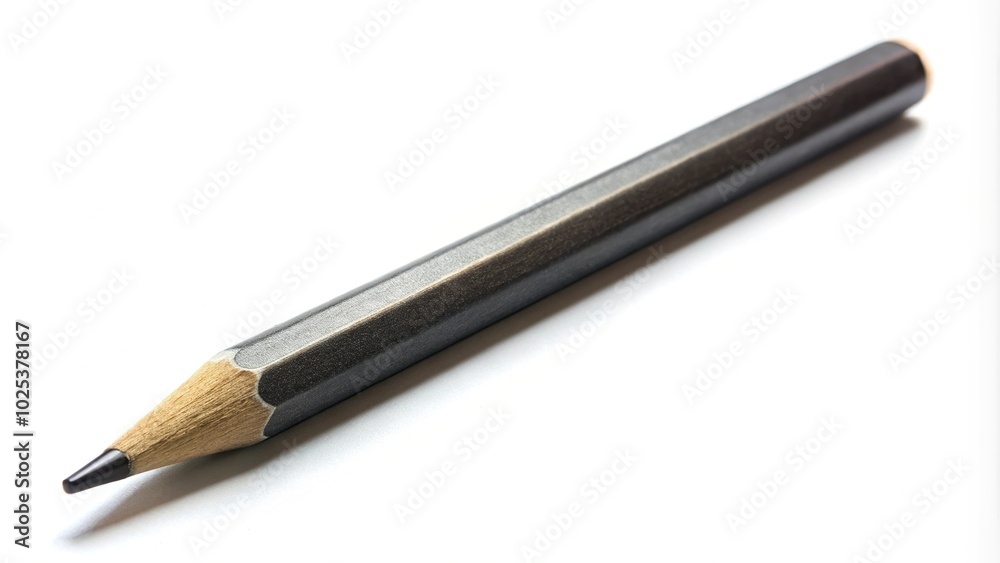 Charcoal pencil isolated on white background Charcoal pencil isolated on white background
