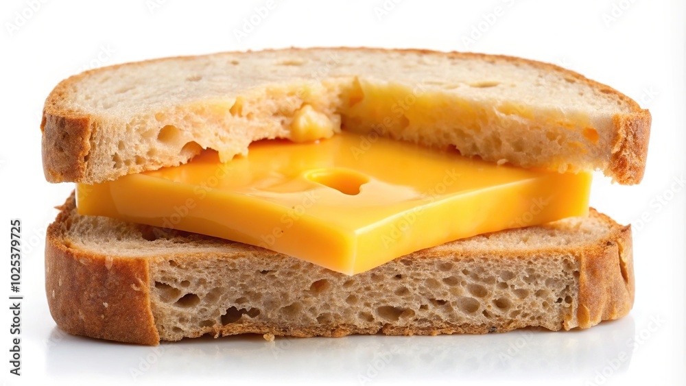 Cheese-filled bread sliced with blurred background Cheese-filled bread sliced with blurred background