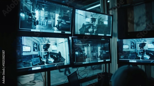 Integrated Quad View Surveillance Setup