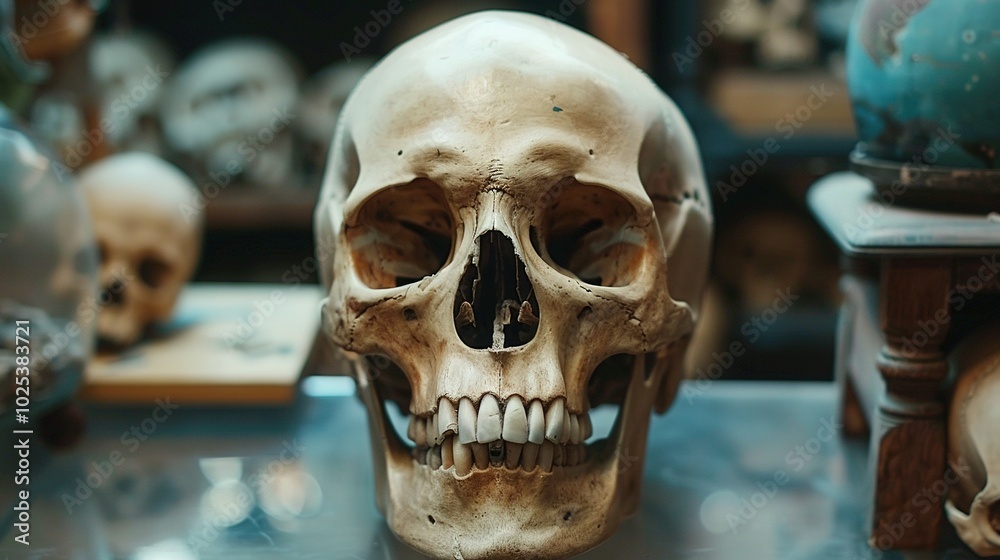 Highly Realistic Reproduction of a Human Skull Highly Realistic Reproduction of a Human Skull
