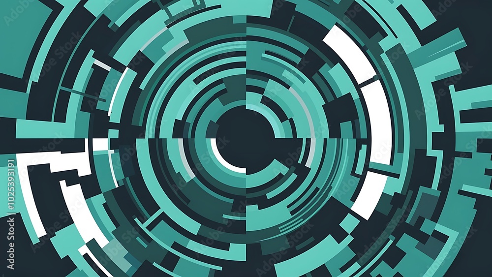 Geometric abstract background with abstract geometric shapes. Concept of creative technology, digital art, social communication, modern science for poster, cover, banner, brochure, website Geometric abstract background with abstract geometric shapes. Concept of creative technology, digital art, social communication, modern science for poster, cover, banner, brochure, website