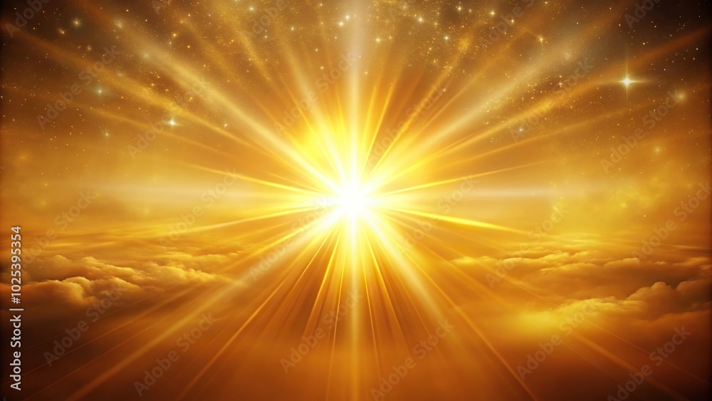 Close up of bright star Close up of bright star