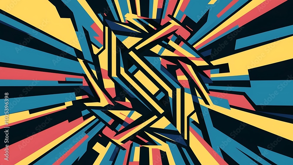 Abstract geometrical background. Vector illustration.