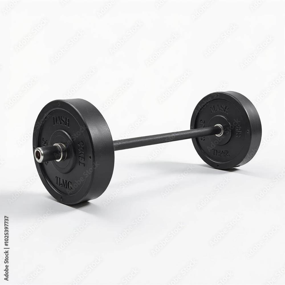 dumbbell isolated on white dumbbell isolated on white
