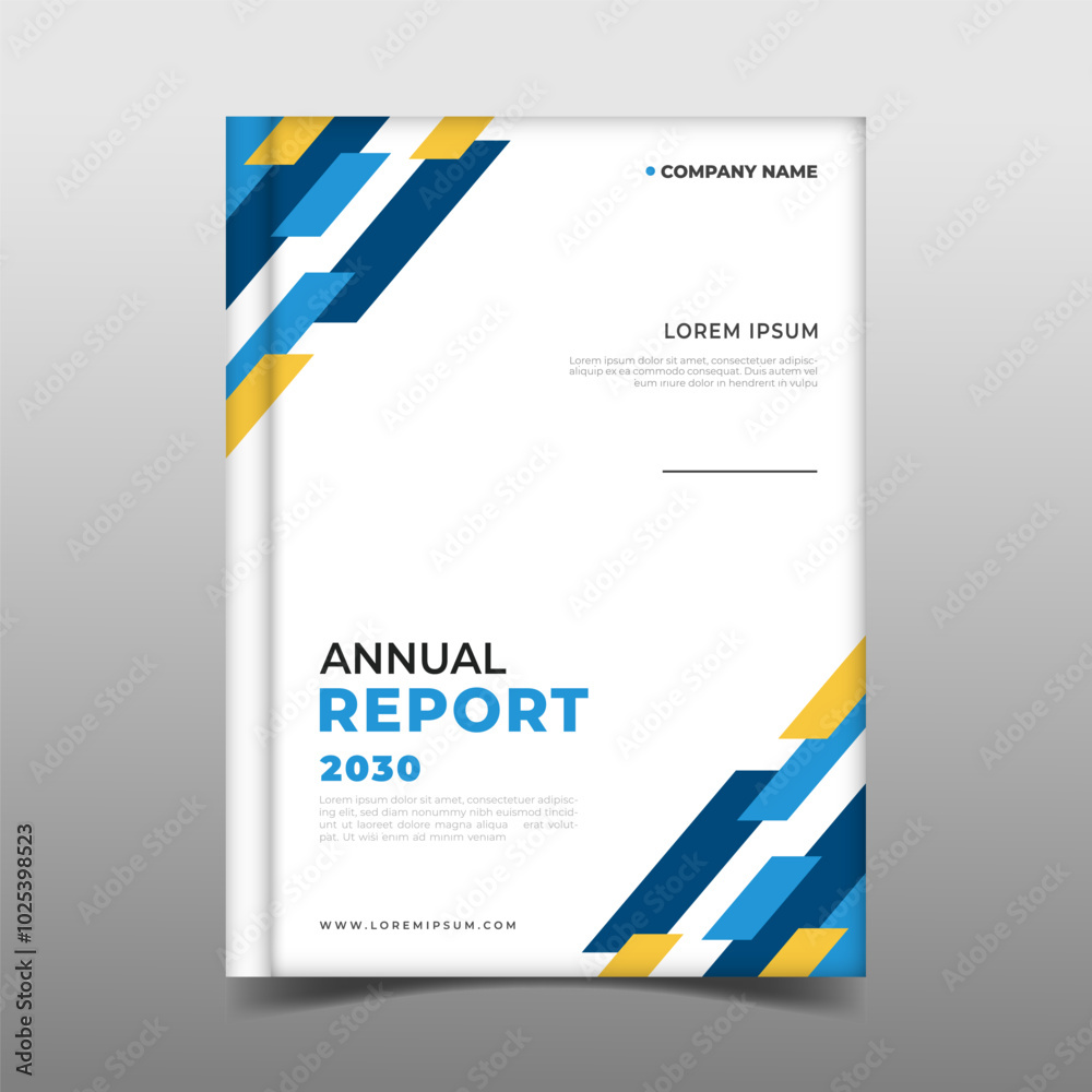 Modern business annual report cover template flyer design Modern business annual report cover template flyer design