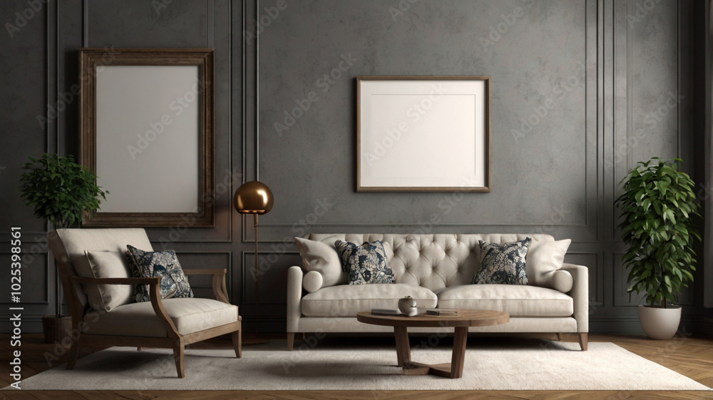 Modern living room interior 3d render. Living room interior design. Modern living room interior 3d render. Living room interior design.
