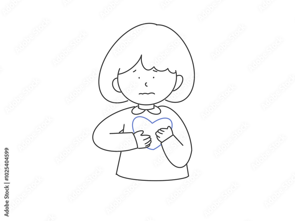 心 不安 女の子 心 不安 女の子
