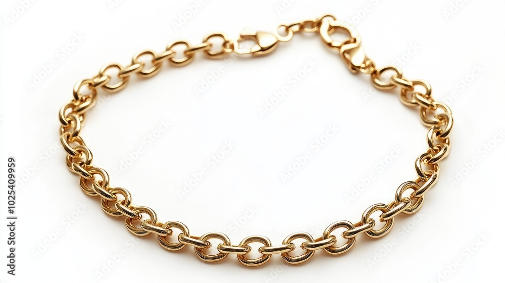 Elegant Gold Bracelet with Circular Links Elegant Gold Bracelet with Circular Links