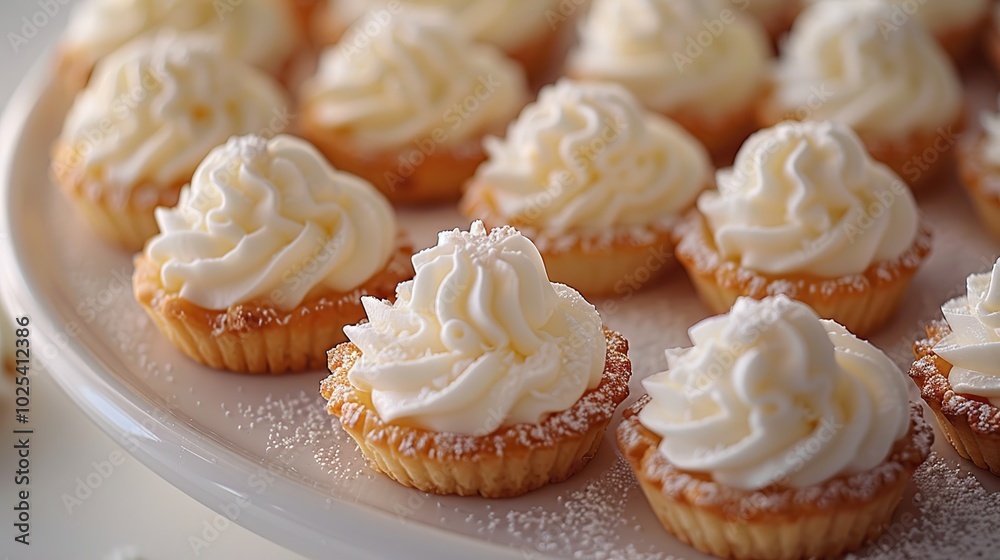 Delicious Mini Cream Tarts